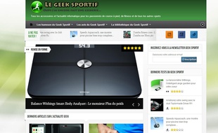 Le blog Le Geek Sportif a vu le jour après la sortie du bracelet connecté de Nike, le Fuelband.